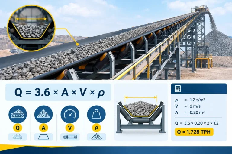Belt Conveyor Capacity Calculation
